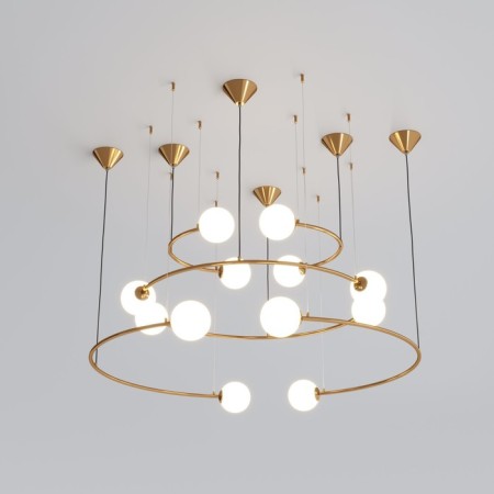 Suspended lamp BROOK, 5W, G9, 112x113x120 cm-4