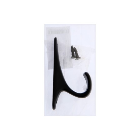 Furniture hook Cappio Dawn, one -rod, black-4