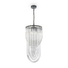 Suspended lamp Freya Fr5182PL-03CH ONDA, 300x300x1585 mm, E14, 3x60W, color chromium