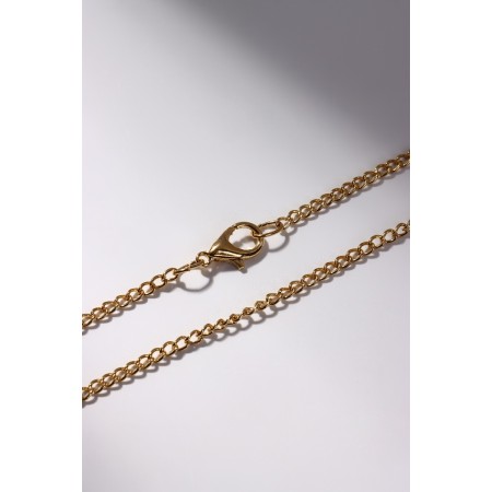 Kulons "Demetrines" types of ice cream, colored in gold, 45 cm-3