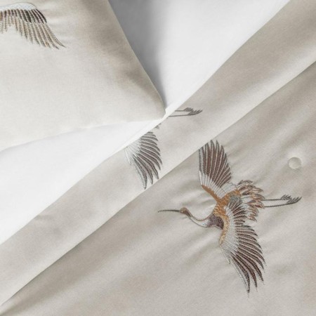 Bedspread with pillowcases "Anika", size 230x250 cm, cream color-3