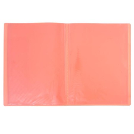 Folder with 10 A4, 500 μm inserts, calligrata, neon, orange-3