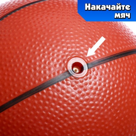 Basketball set, with a ball and a pump, 250 cm-7