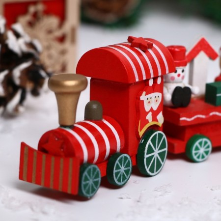 Souvenir "New Year train", 24.5 cm-3