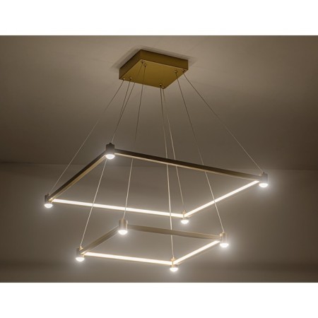 LED LED suspended Ambrella Light, Linetech, FL5599, LED, 60 W, 4800LUM, 3000-6400K, Gold Color Gold-3