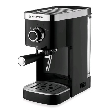 Brayer BR1100 coffee machine, Rozhnaya, 1500 watts, 1.25 l, cappuccino, black-1