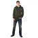 Male hoodies, size 54, khaki color