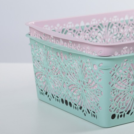 Floral storage basket, 30 × 19.5 × 9.5 cm, color mix-5
