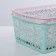 Floral storage basket, 30 × 19.5 × 9.5 cm, color mix