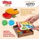 Loto wooden "Study colors", in a wooden box