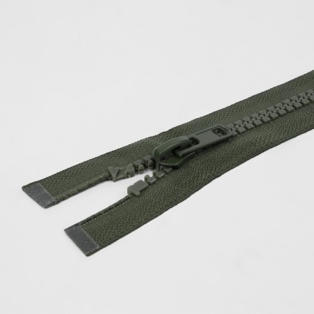 Lightning "Tractor", No. 8, connective, castle machine, 80 cm, khaki color-1