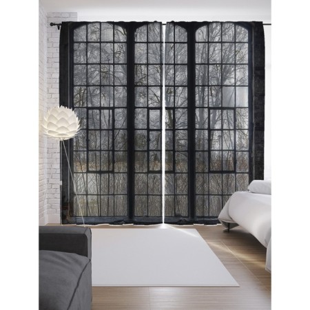 Photostes "View from the window", Saten, size 145x265 cm, 2 pcs