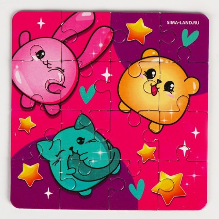 Anthistress Maglet with Puzzle "Funny Friends"-4