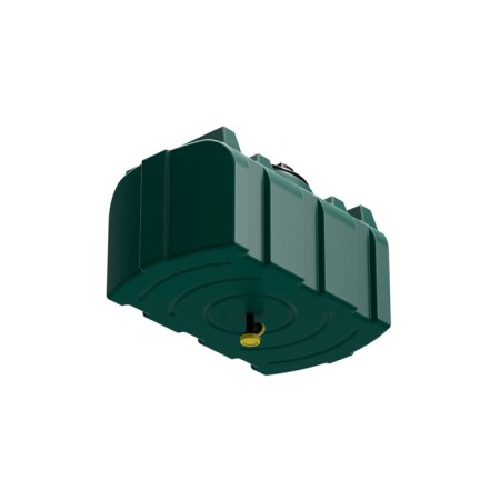Shower tank, 100 liters, with euns and watering can, green, series "r"