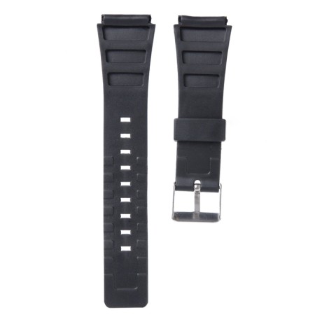 20 mm watch strap, silicone, L-23 cm, black-2