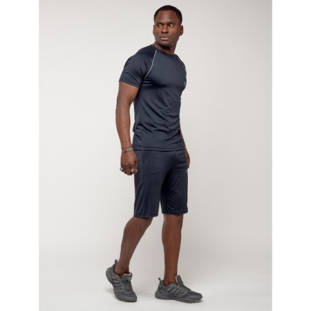 Sports suit men's, size 48-50, dark blue color-3