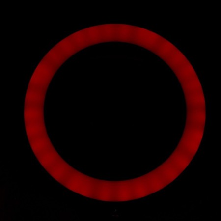 LED ring lamp RJ33, lamp 32 cm, colored backlight, 10 watts-15
