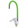 FAUZT FZS-833-G129 kitchen mixer, single-leaf, excess length 180 mm, chrome/green