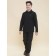 Polo for a boy with a long sleeve Pelican, height 140 cm, black color