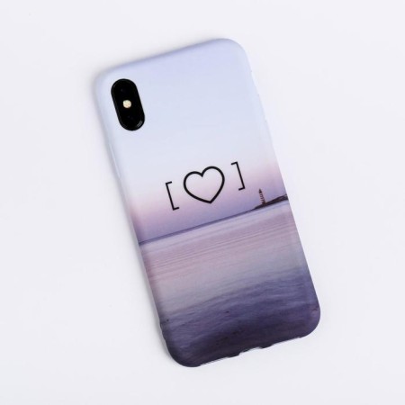 IPhone X/XS phone case “Love is the lighthouse” Soft Touch, 14.5 × 7 cm-2