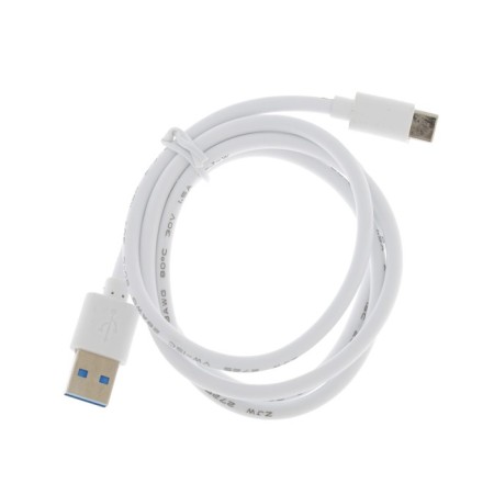 Luazon, Type -C - USB, 1 A, 1 m, white cable-2