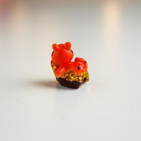 Polystone souvenir "Little Tiger in a boat with gold" mix 2.5x2x2.5 cm-4