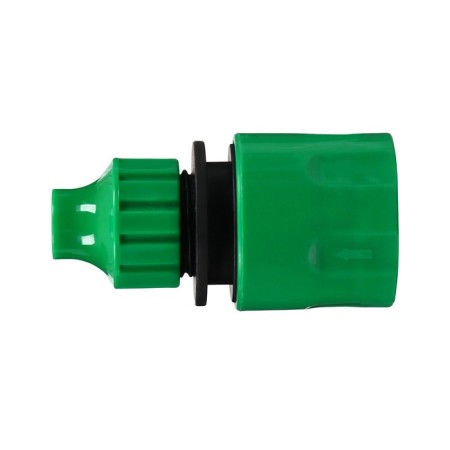 Connector for a drip tube, 6 mm, fast -fast connection, plastic, Greengo-2