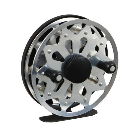 Inertial coil, metal, diameter 9 cm, silver color, tl90-5