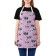 Apron kitchen with a photo print "Flower sloths", adjustable, size OS