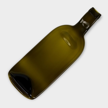 A plate from the bottle "Selena", glass, 30 × 15.5 cm-2