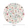 Photo scatter round, size 150x150 cm, Saten