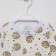 Combineson children, white/bears, height 56 ​​cm
