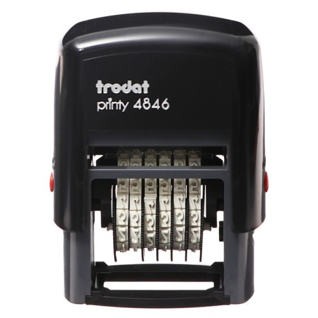 Automatic numbering number Trodat Printy 4846, font 4 mm, 6 discharges-1