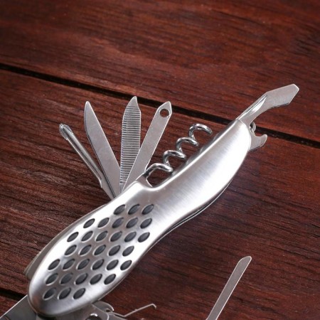 Swiss knife "camping" 12V1 perforated handle-2