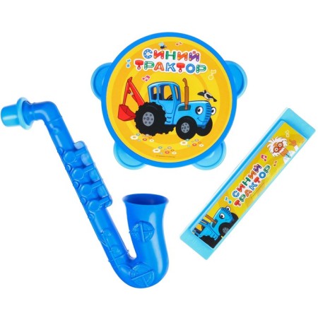 Musical instruments "Blue Tractor", in a set of 3 items-1