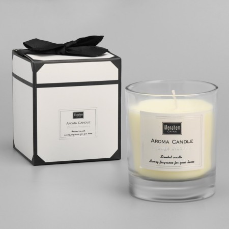 Aromatic candle "Aroma Candle", orange flower, 8x9 cm-2
