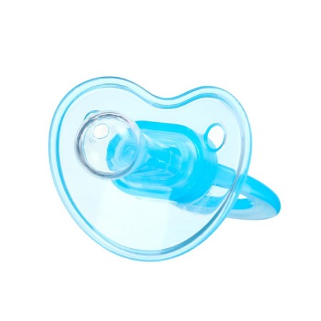 Nipple - Silicone dummy classic, from 0 months, with a cap, the color of the blue-7