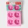 Baking uniform “German cupcake”, silicone, 17 × 27 cm, 6 cells (D = 7 cm), pink color