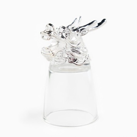 Gift set of glasses-reprints "Best Man" for 12 people, glass 30 ml, silver-2