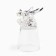 Gift set of glasses-reprints "Best Man" for 12 people, glass 30 ml, silver