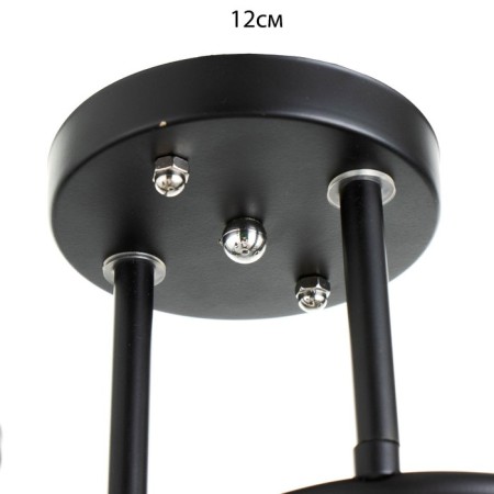 Chandelier Assami 3CHE27 40W Black 45x20x25 cm Bayerlux-4