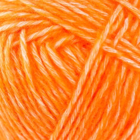 Yarn "Denim Washed" 30% acrylic 70% cotton 130m/50g (902 orange)-2
