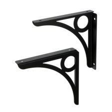 Decor bracket, 195x195, 2 pcs, black color