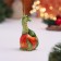 Souvenir "Snake on an apple", 10 cm, Mayolik