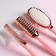 Set "Cosmos", massage combs, brawing, pink/pink gold color