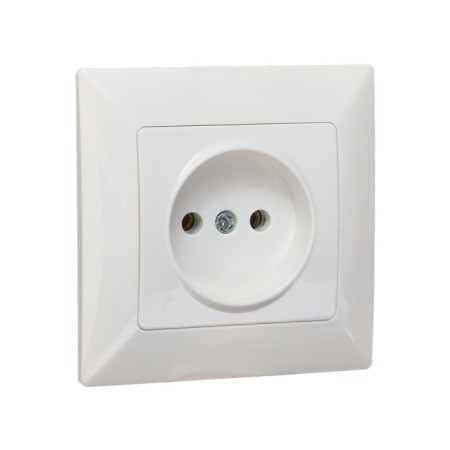 Single Luazon Lighting "Antei", 10 A, hidden, without salary, white-1