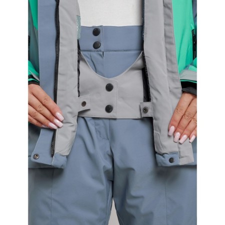 Ski jacket women's, size 54, gray color-6