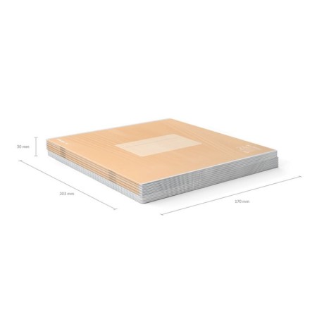 Notebook 24 sheets in a ruler, erichkrause "fineline", cover covering cardboard, matte lamination, an offset block 100% whiteness, mix-8