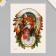 Tattoo on the body color "Christmas Fox" 26,1x14.6 cm