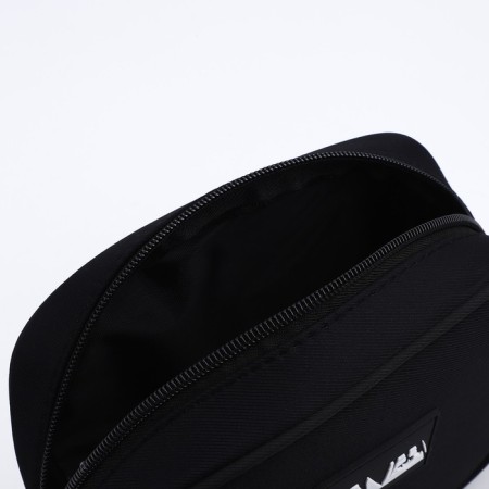 Bag Cross-Bodi with a zipper, black color-4